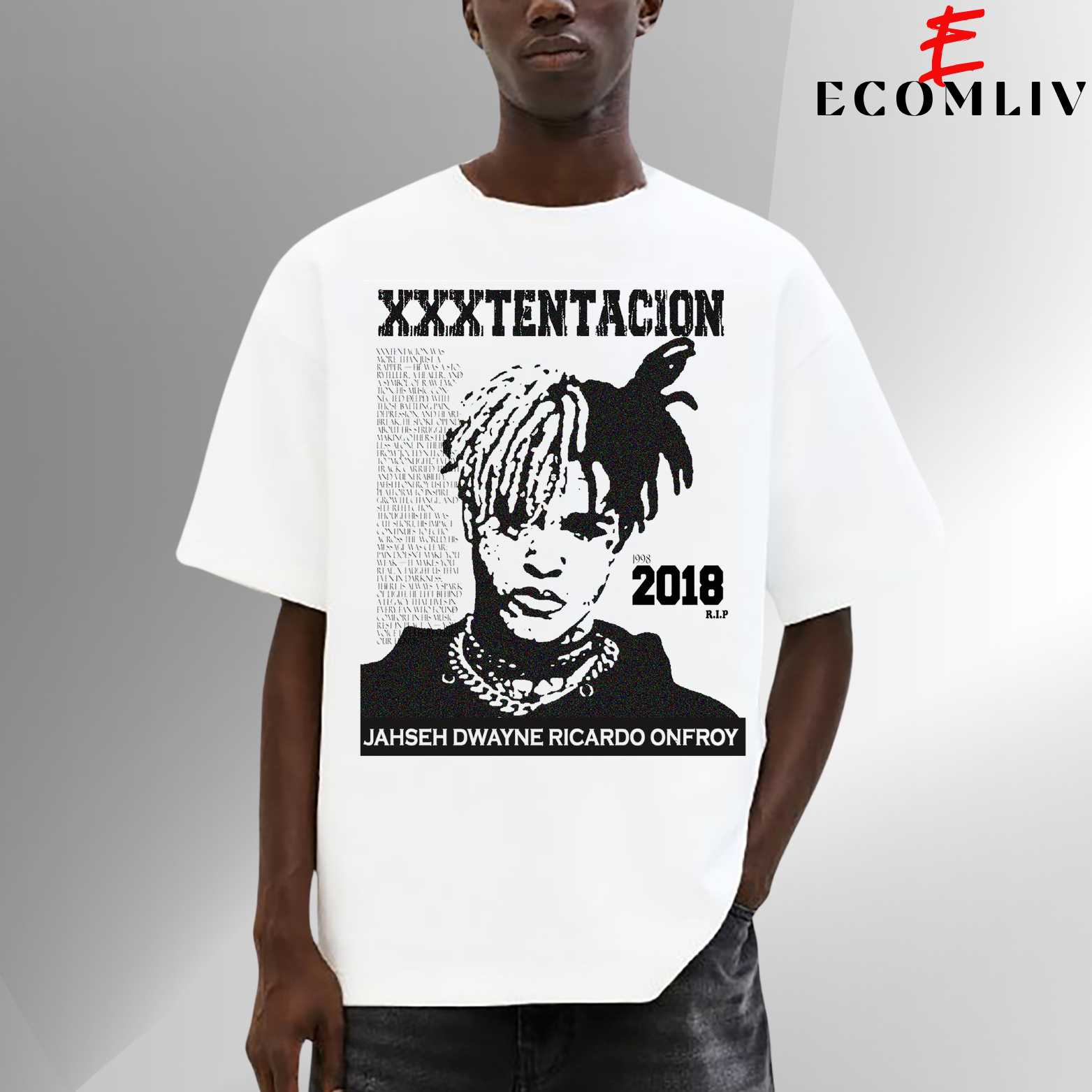 Xxxtentacion Face Tee, Unisex T-Shirt, Hip Hop Music Streetwear Top